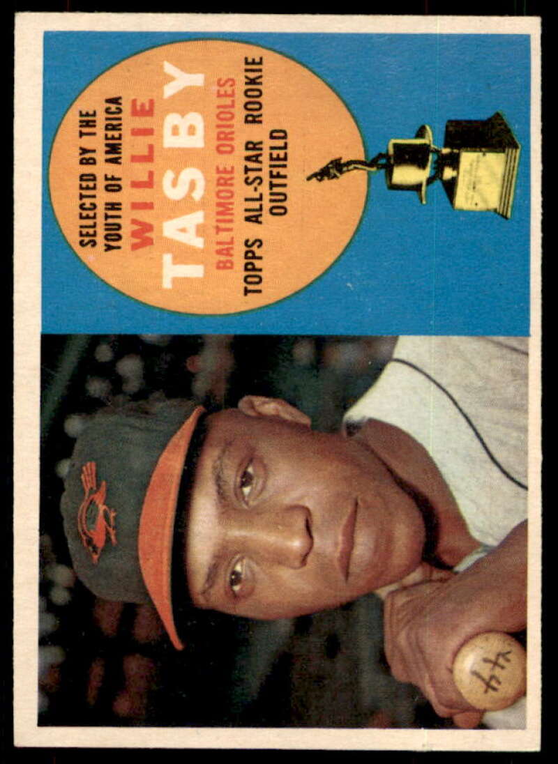 Willie Tasby ASR Card 1960 Topps #322  Image 1