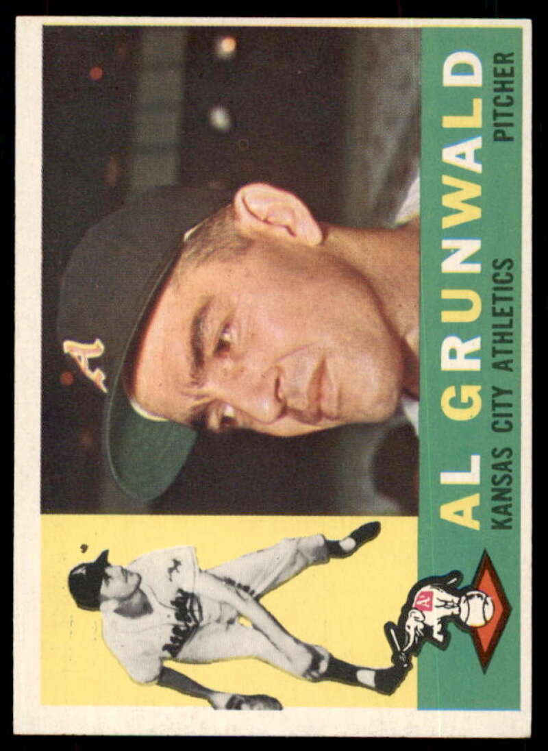Al Grunwald Rookie Card 1960 Topps #427  Image 1