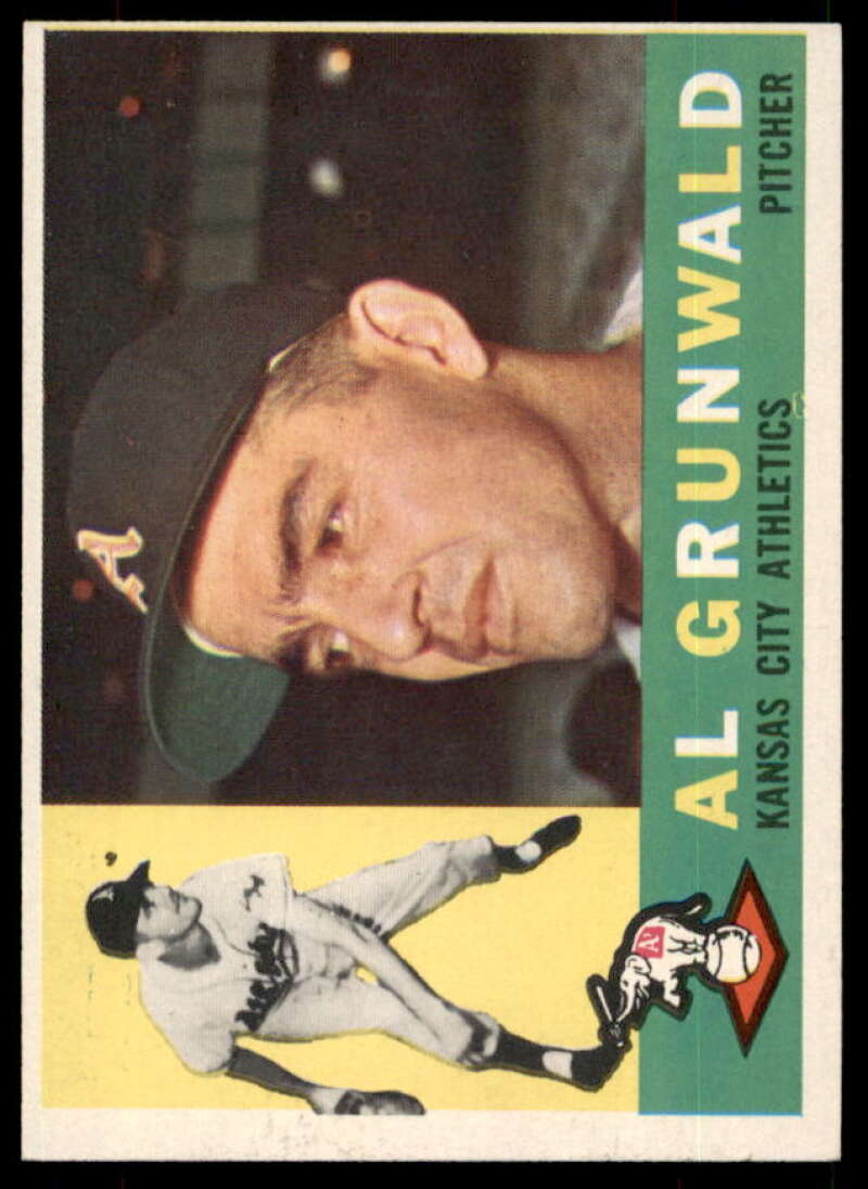 Al Grunwald Rookie Card 1960 Topps #427  Image 1