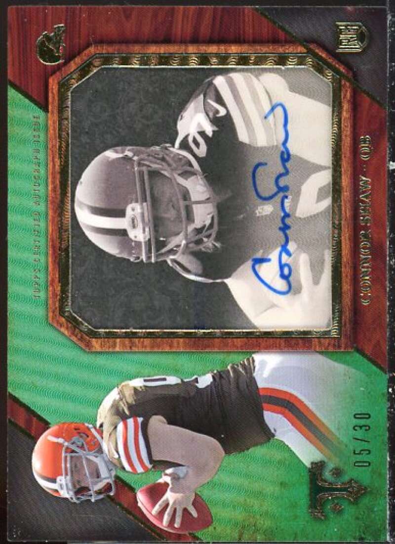 Connor Shaw 2014 Topps Triple Threads Transparencies Autographs Emerald #TTTCSH  Image 1