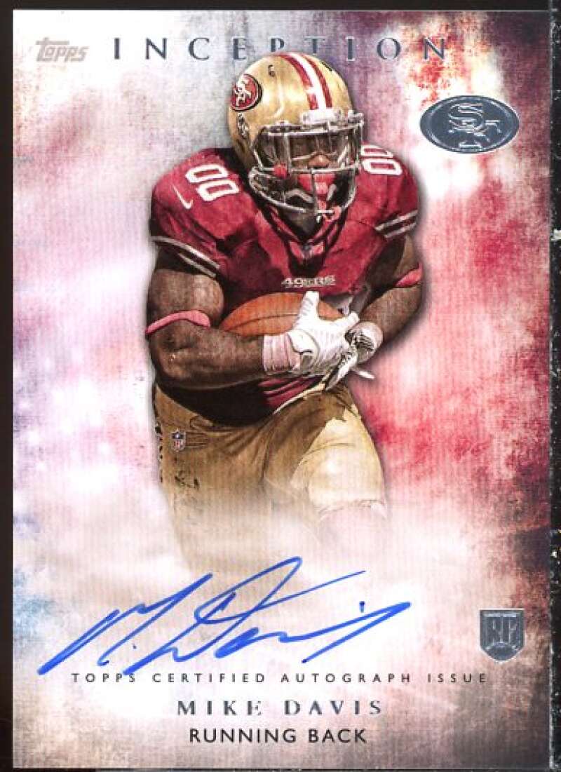 Mike Davis AU Rookie Card 2015 Topps Inception #RA32  Image 1