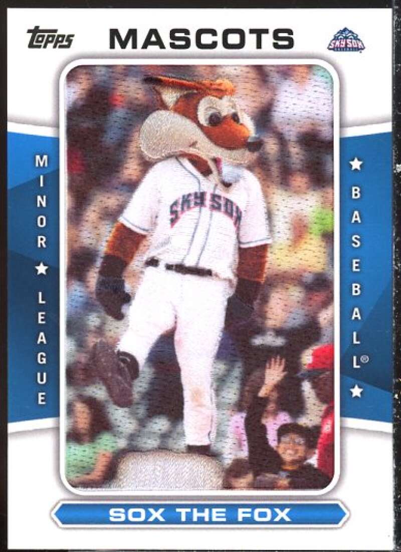 Sox the Fox Card 2013 Topps Pro Debut Mascots #STF  Image 1