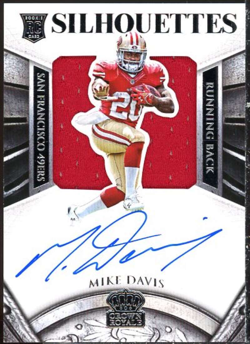 Mike Davis JSY AU/299 Rookie Card 2015 Crown Royale #229  Image 1