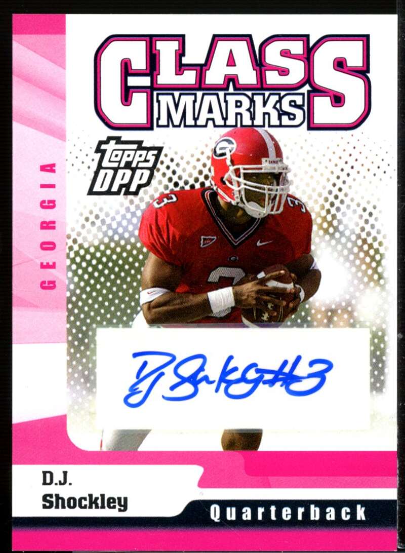 D.J. Shockley 2006 Topps Draft Picks and Prospects Class Marks Autographs #CMDJ  Image 1