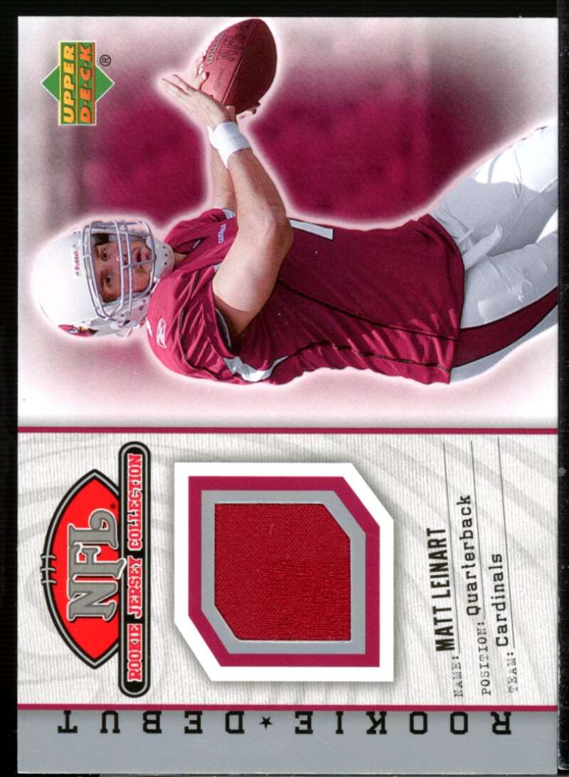 Matt Leinart Rookie Card 2006 Upper Deck Rookie Debut Rookie Jerseys #80TE  Image 1