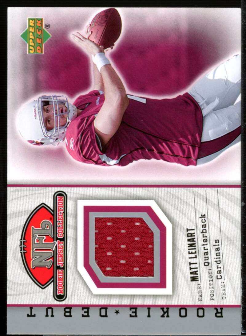 Matt Leinart Rookie Card 2006 Upper Deck Rookie Debut Rookie Jerseys #80TE  Image 1