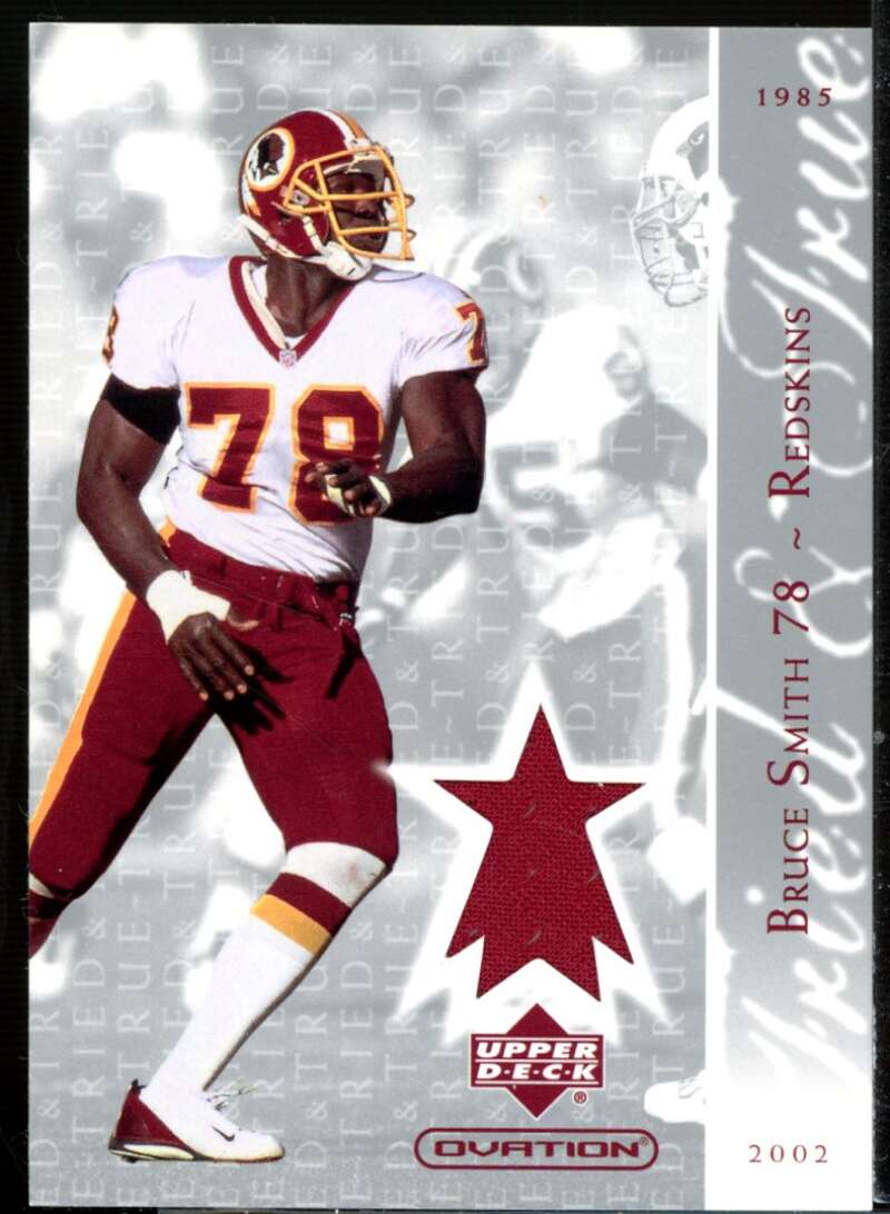 Bruce Smith Card 2002 Upper Deck Ovation Tried and True Jerseys #TTBS  Image 1