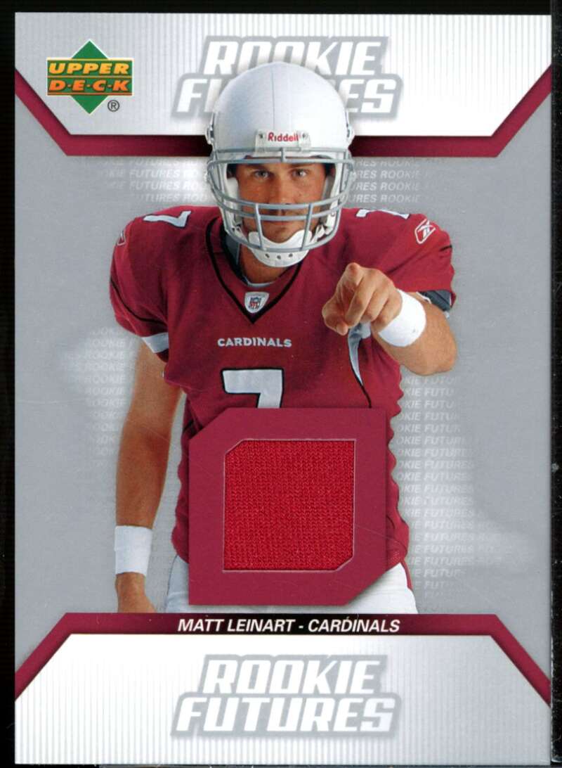 Matt Leinart Rookie Card 2006 Upper Deck Rookie Futures Jerseys #RFML  Image 1
