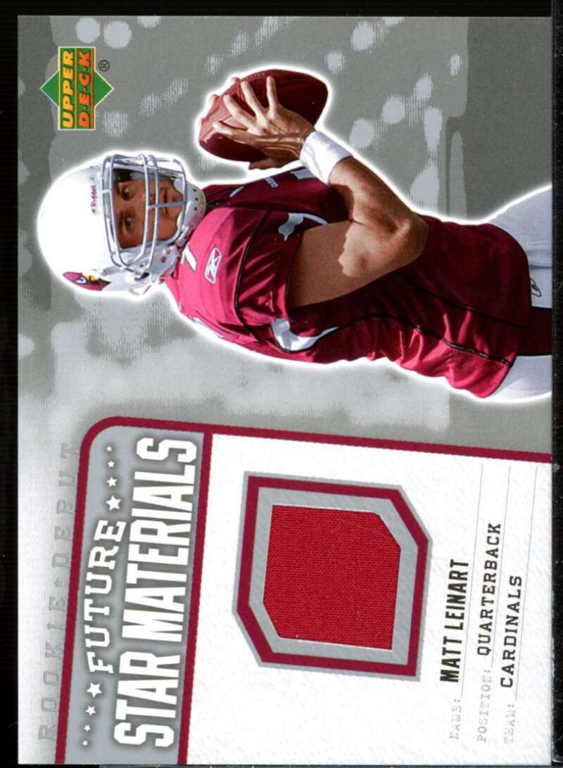Matt Leinart 2006 Upper Deck Rookie Debut Future Star Materials Silver #FSMML  Image 1