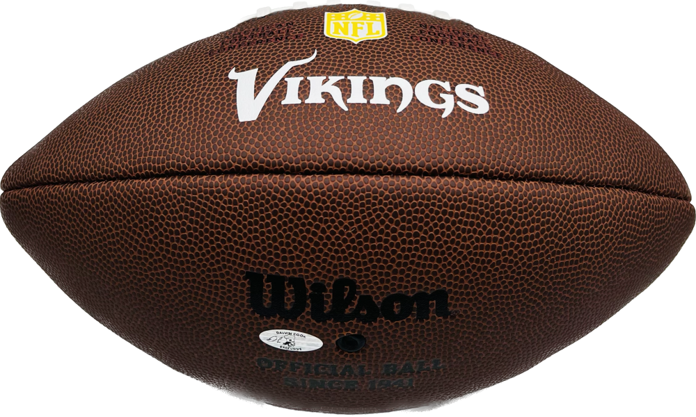  Dalvin Cook Autograph Signed Vikings Full Size Football Schwartz Authentic  Image 2