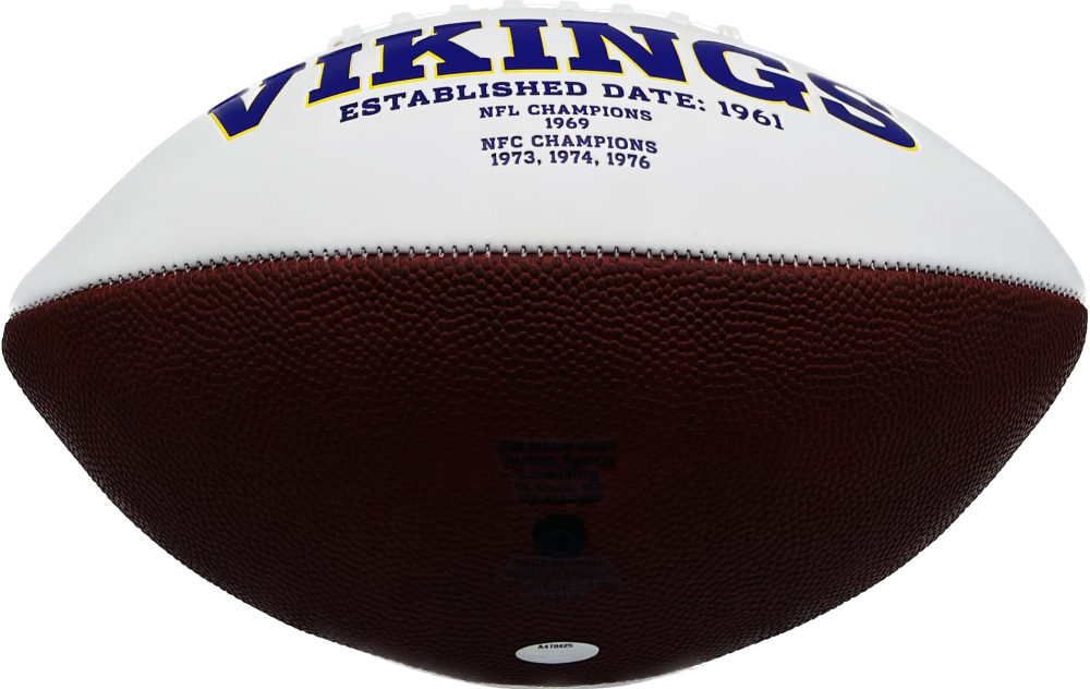 Ron Yary Autograph Signed Vikings Full Size Football Schwartz Authentic  Image 2