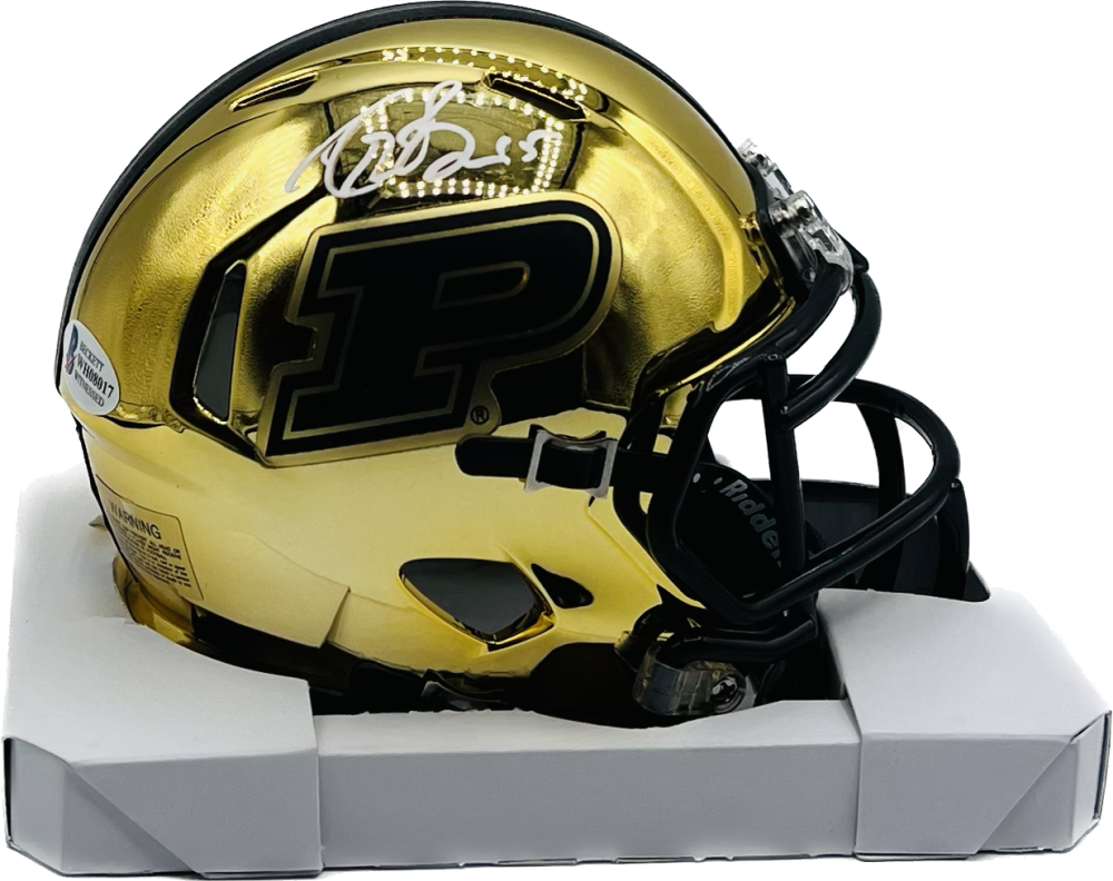 Drew Breese Autograph Sighned Pitt Mini Helmet BAS Authentic  Image 1