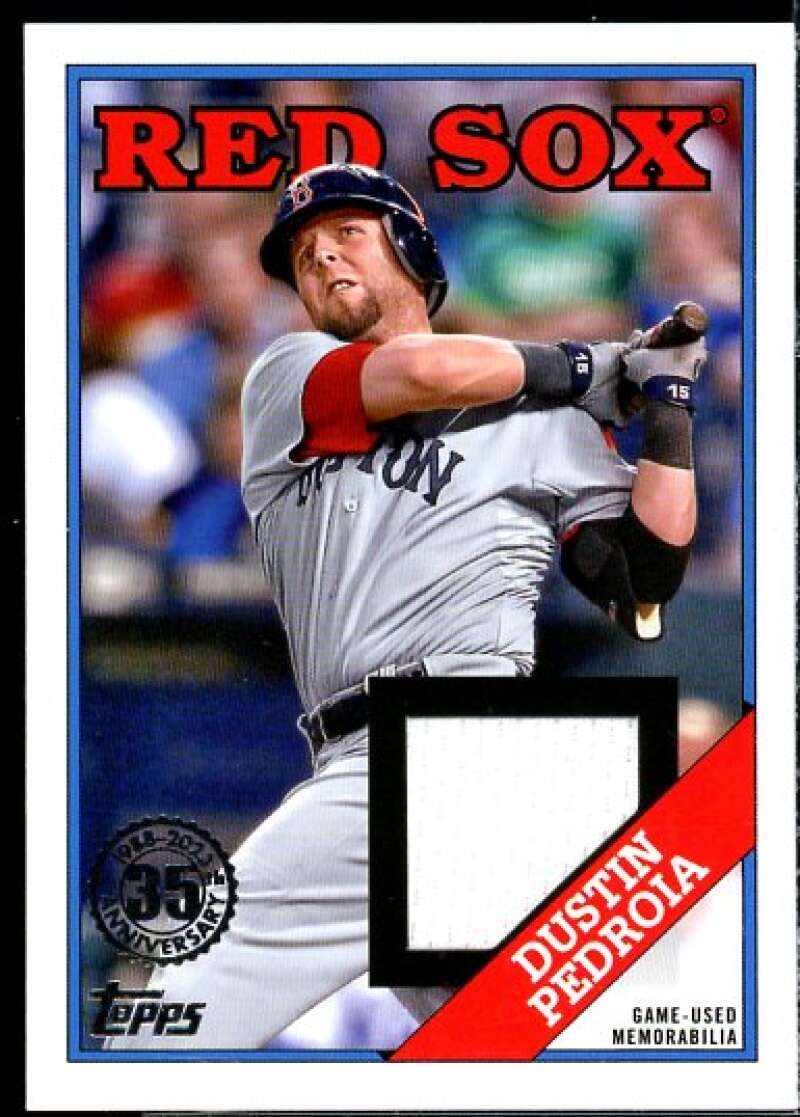 Dustin Pedroia Card 2023 Topps '88 Topps Relics #88RDP  Image 1