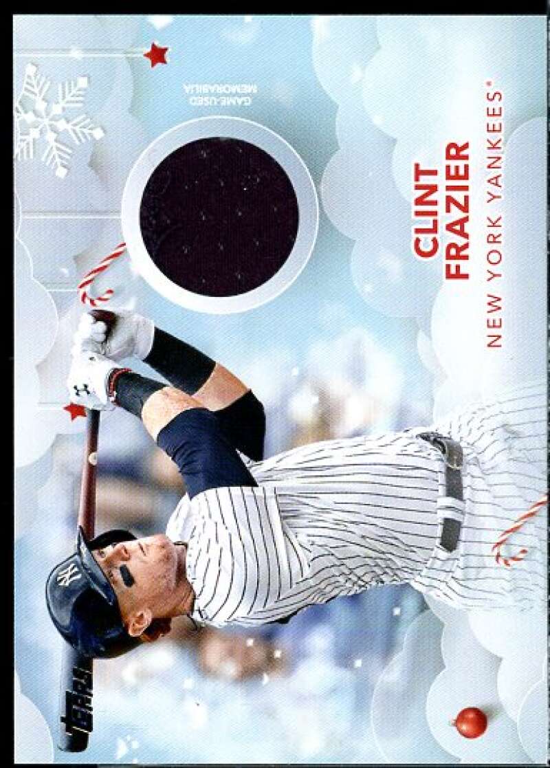 Clint Frazier Card 2020 Topps Walmart Holiday Relics #WHRCF  Image 1