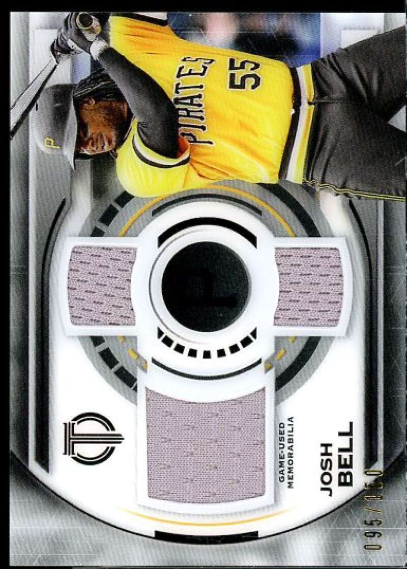 Josh Bell Card 2019 Topps Tribute Triple Relics #TTRJB  Image 1