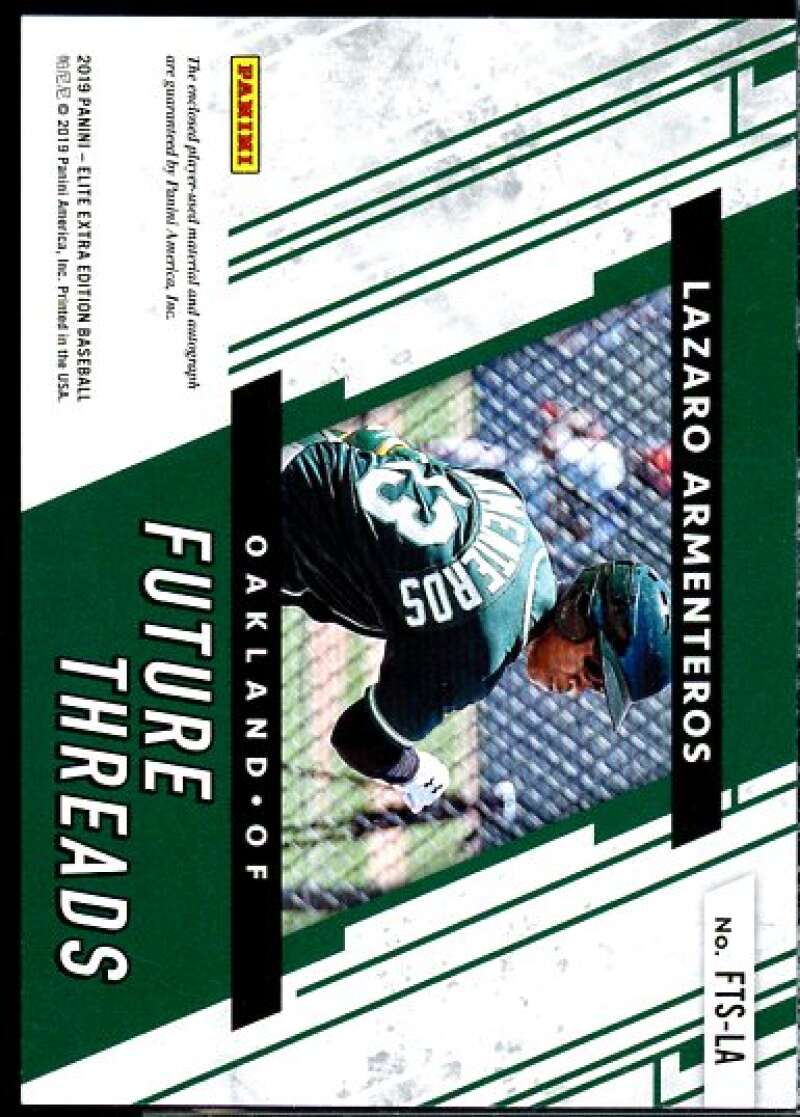 Lazaro Armenteros 2019 Elite Extra Edition Future Threads Signatures Red #37  Image 2