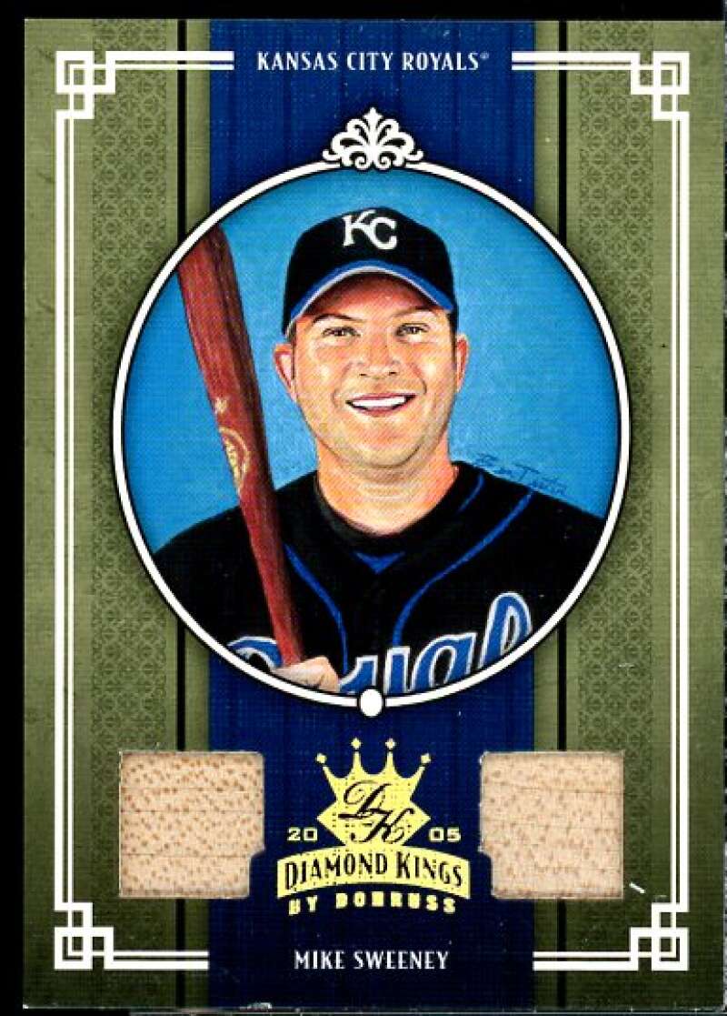 Mike Sweeney Bat-Bat Card 2005 Diamond Kings Materials Gold #111  Image 1