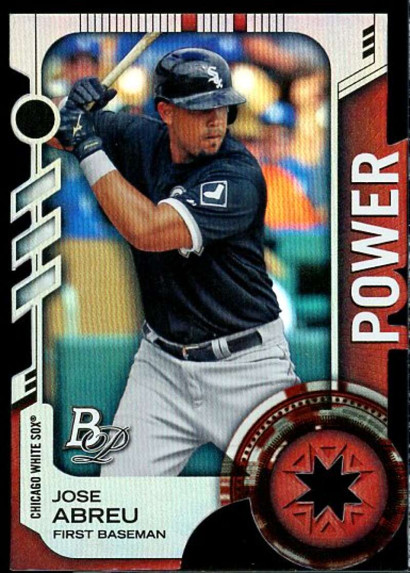 Jose Abreu Rookie Card 2014 Bowman Platinum Toolsy Die Cuts #TDCJA  Image 1