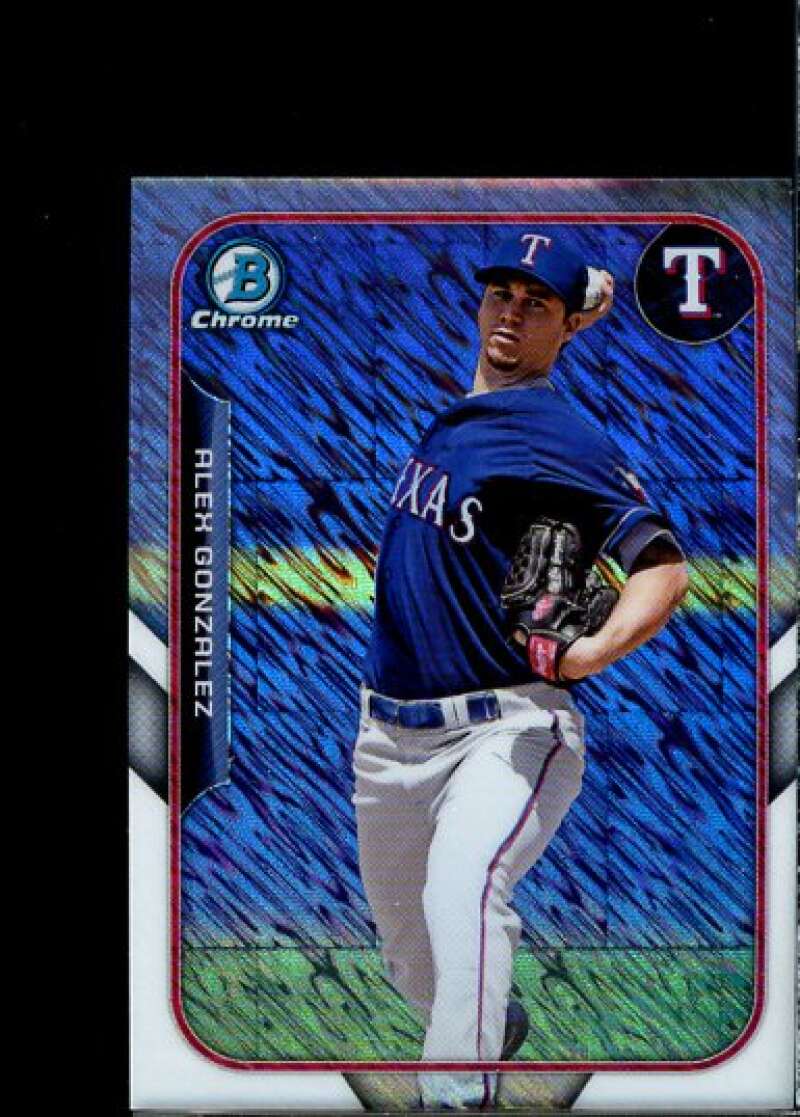 Alex Gonzalez Rookie Card 2015 Bowman Chrome Farm's Finest Minis #FFMAG  Image 1