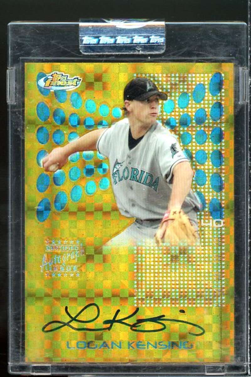Logan Kensing AU Rookie Card 2004 Finest Uncirculated Gold X-Fractors #117  Image 1
