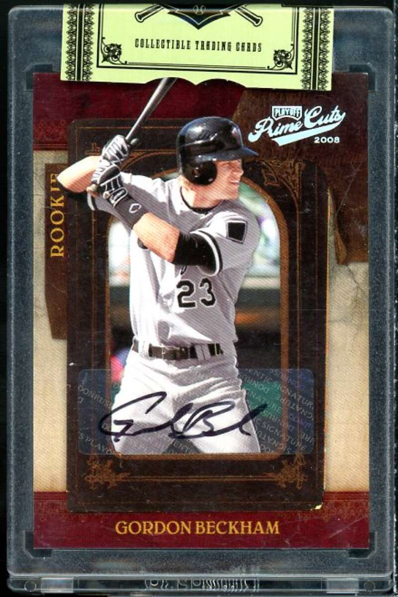 Gordon Beckham AU Rookie Card 2008 Prime Cuts #109a  Image 1