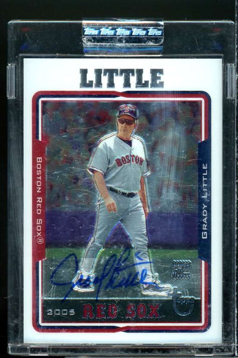 Grady Little MG I Card 2005 Topps Retired Signature Autographs #GL  Image 1