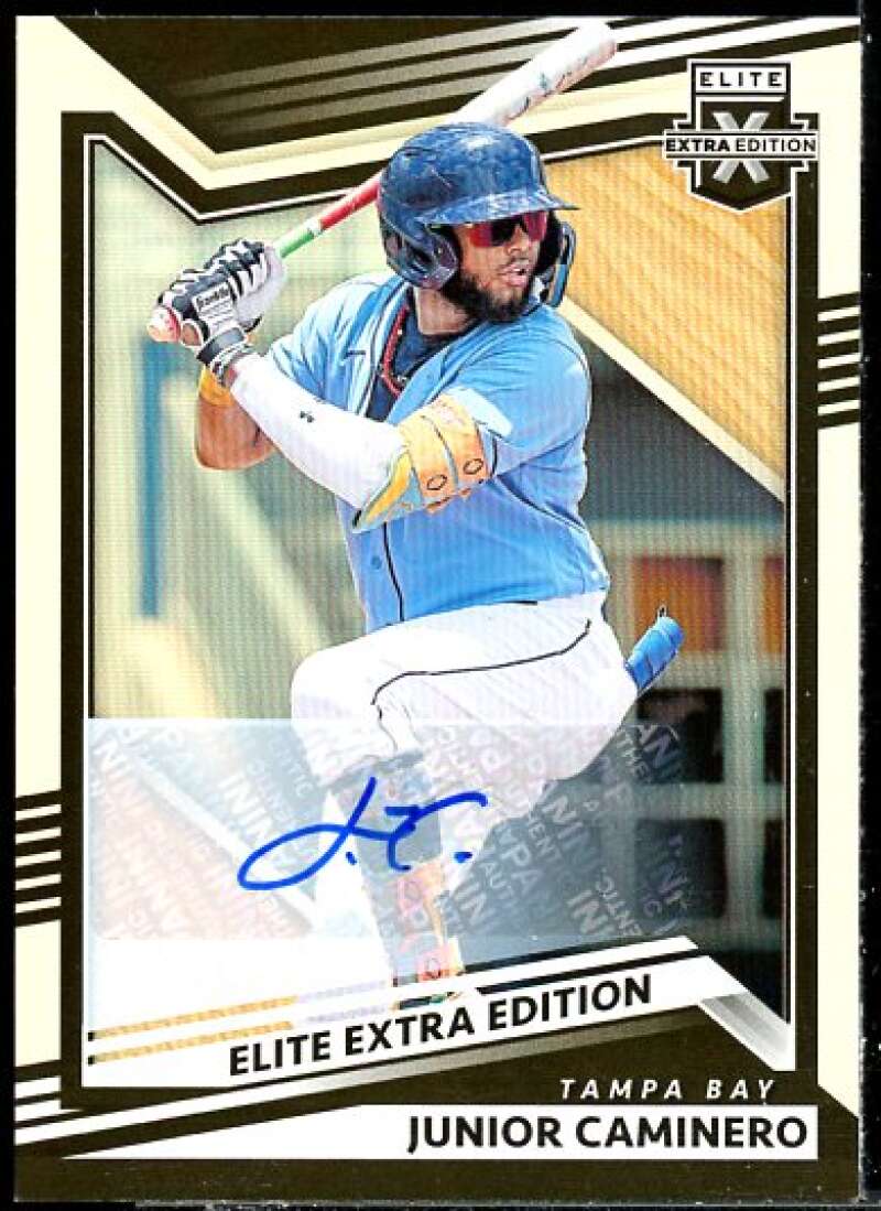 Junior Caminero Rookie Card 2022 Elite Extra Edition Signatures #164  Image 1