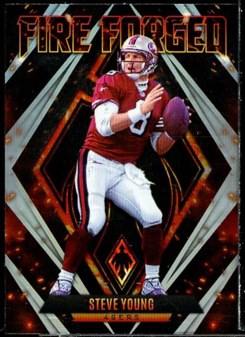 Steve Young Card 2022 Panini Phoenix Fire Forged #8  Image 1