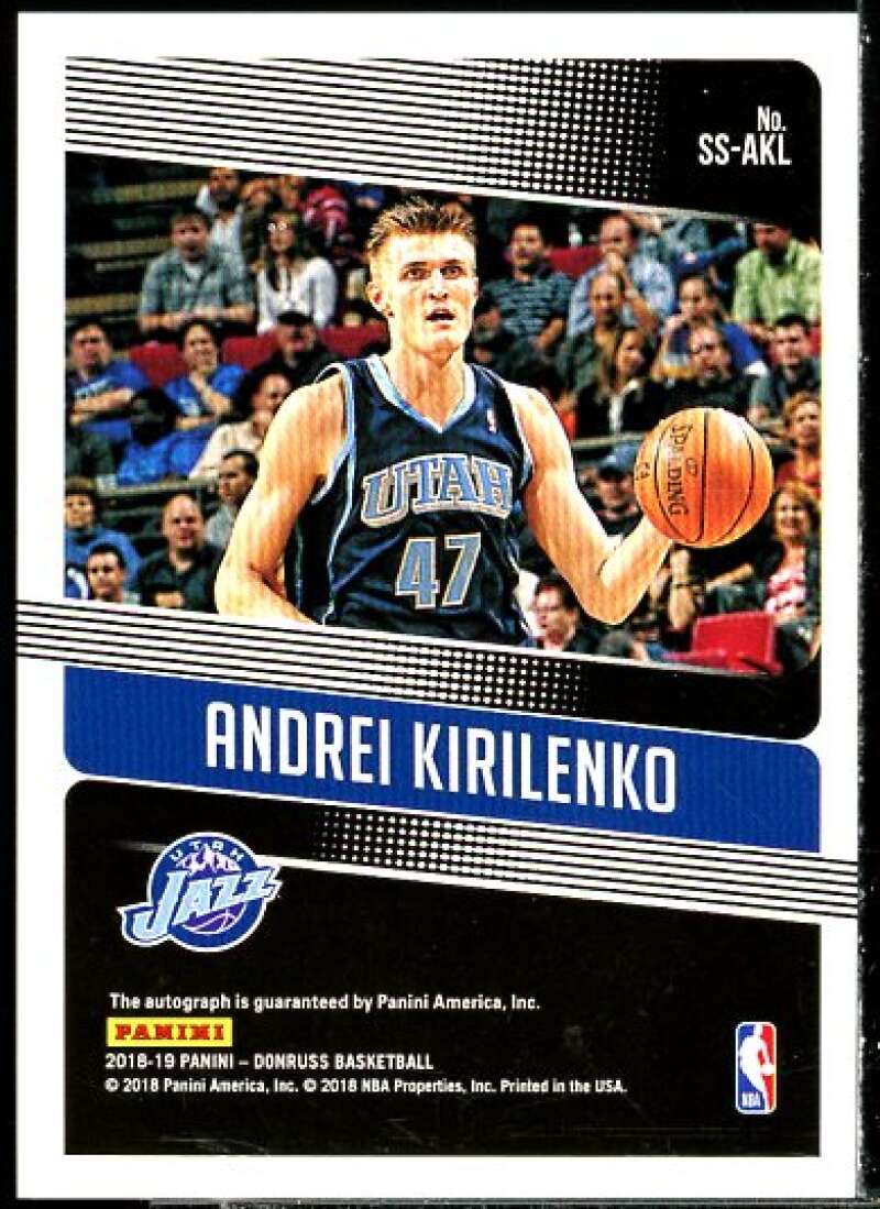 Andrei Kirilenko Card 2018-19 Donruss Significant Signatures #40  Image 2