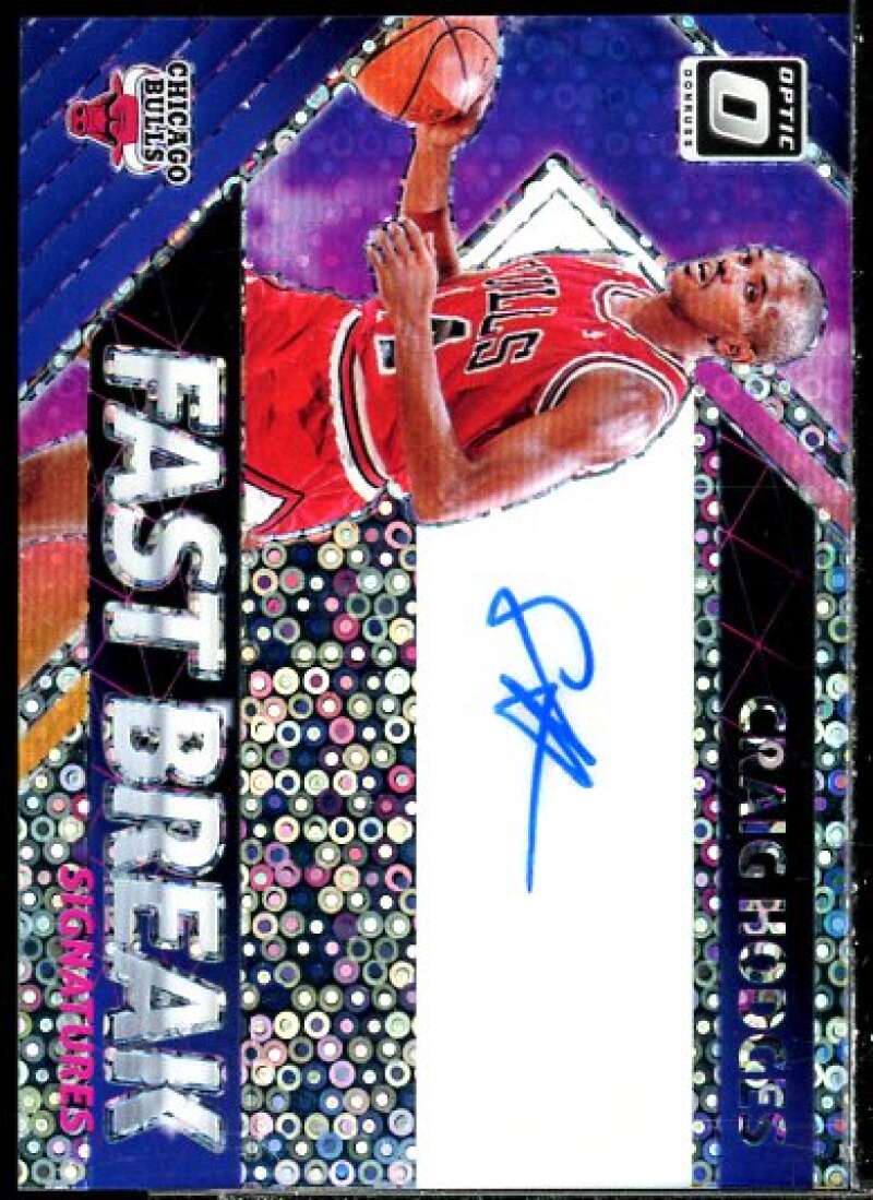 Craig Hodges Card 2018-19 Donruss Optic Fast Break Signatures #69  Image 1