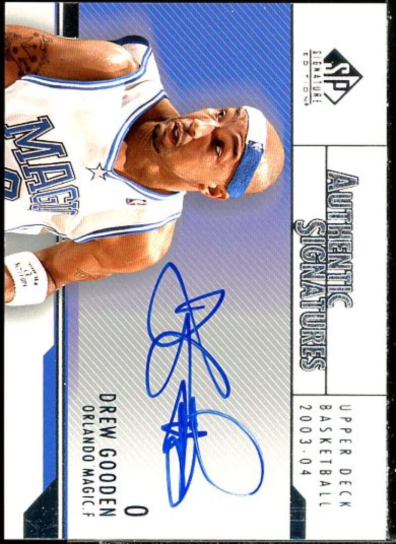 Drew Gooden Card 2003-04 SP Signature Edition Signatures #DG  Image 1