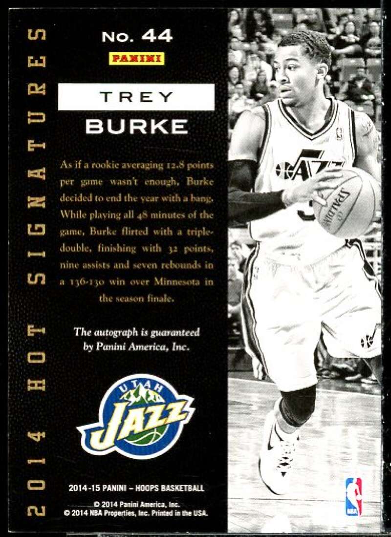 Trey Burke Card 2014-15 Hoops Hot Signatures #44  Image 2