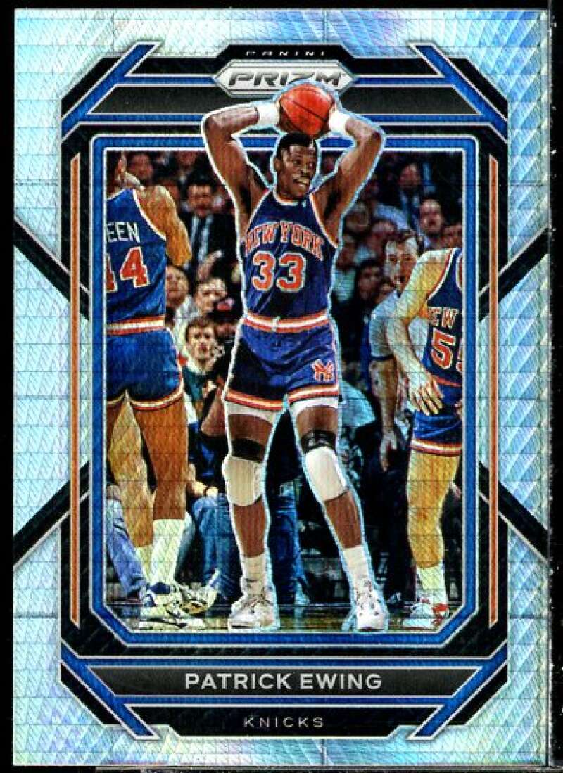 Patrick Ewing Card 2022-23 Panini Prizm Prizms White Sparkle #275  Image 1