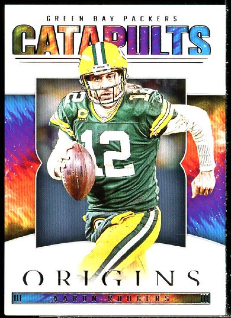 Aaron Rodgers Card 2022 Panini Origins Catapults #15  Image 1