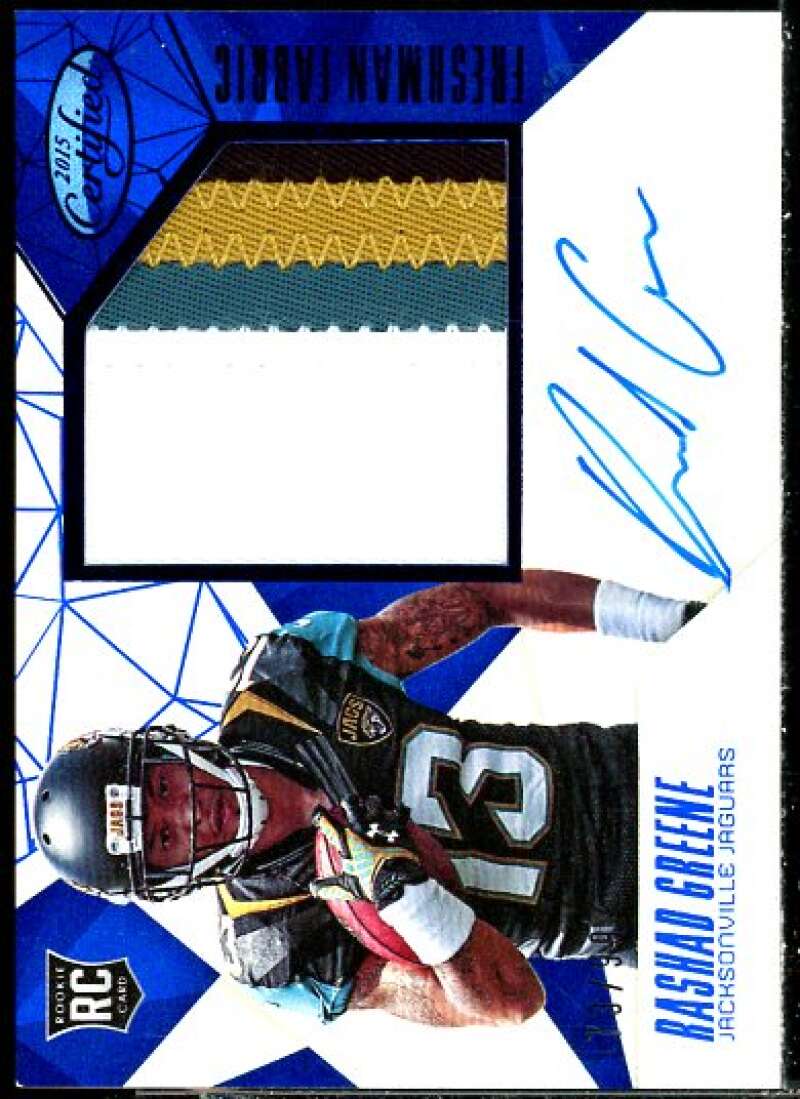Rashad Greene JSY AU Rookie Card 2015 Certified Mirror Blue #211  Image 1