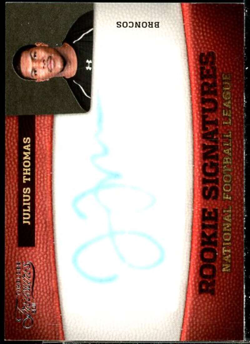 Julius Thomas AU/298 Rookie Card 2011 Timeless Treasures #176  Image 1