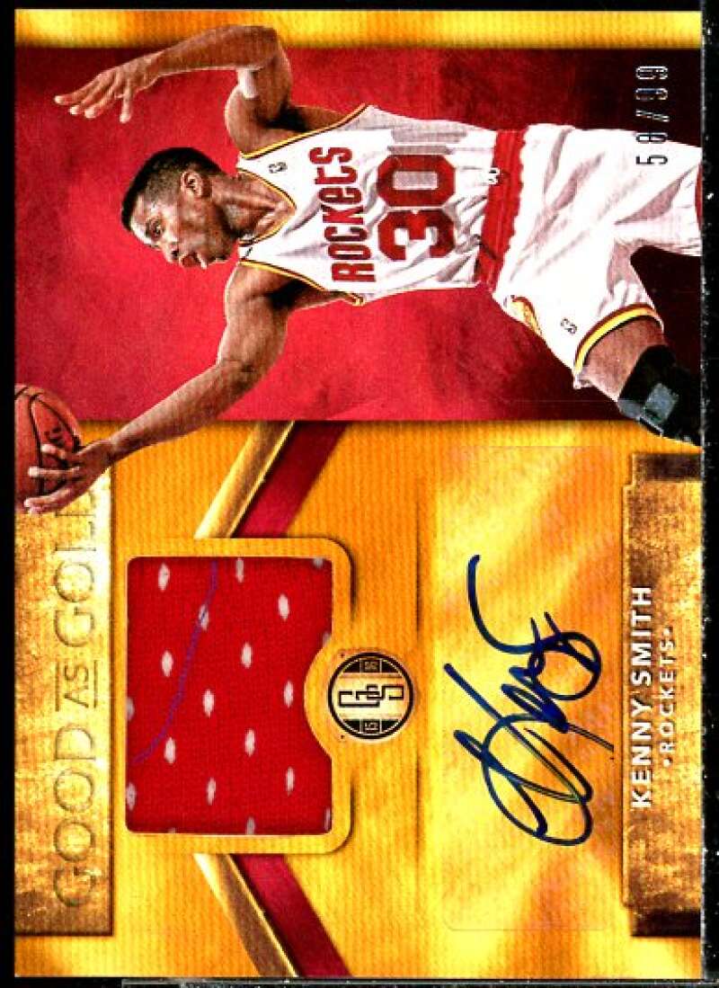 Kenny Smith 2015-16 Panini Gold Standard Good as Gold Jersey Autographs #18  Image 1