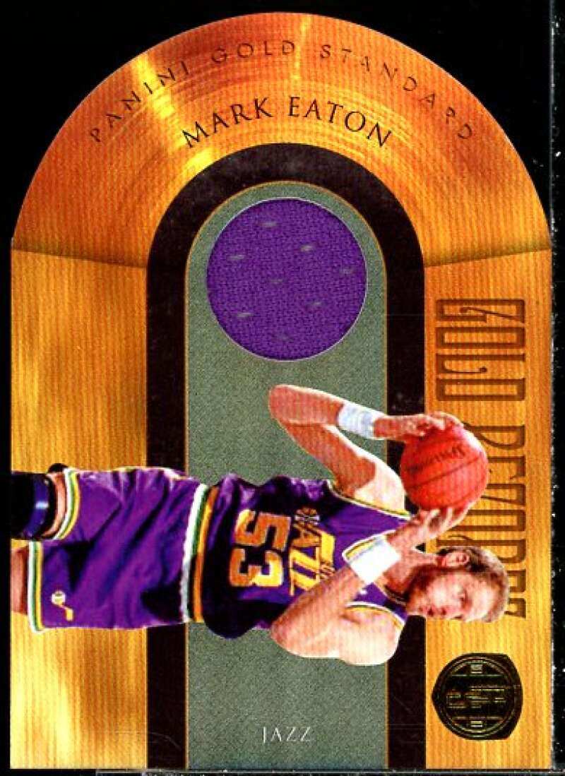 Mark Eaton Card 2010-11 Panini Gold Standard Gold Records Materials #6  Image 1