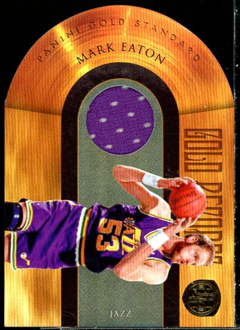 Mark Eaton Card 2010-11 Panini Gold Standard Gold Records Materials #6  Image 1