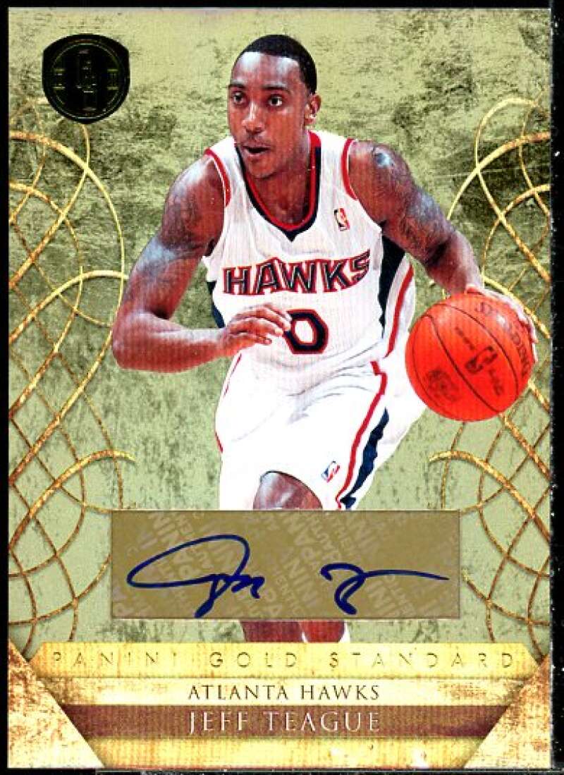 Jeff Teague Card 2010-11 Panini Gold Standard Signatures #151  Image 1