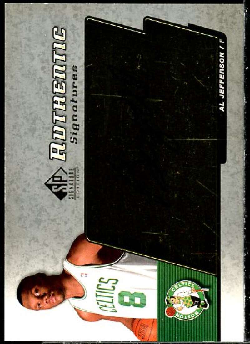 Al Jefferson Card 2004-05 SP Signature Edition Signatures #AJ  Image 1