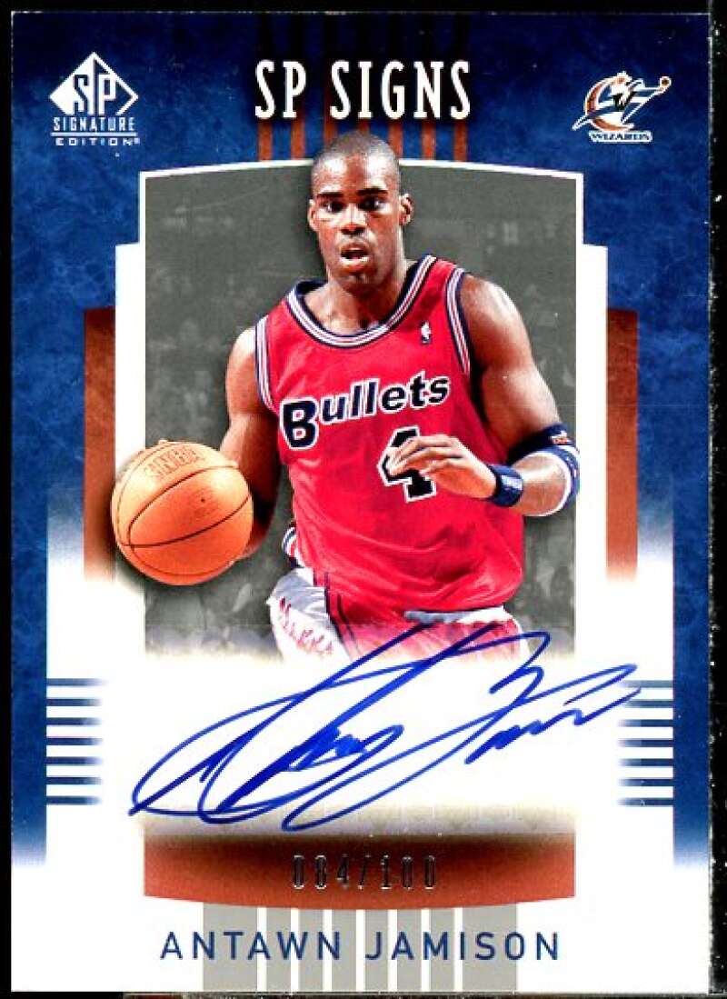 Antawn Jamison Card 2004-05 SP Signature Edition SP Signs #AN  Image 1