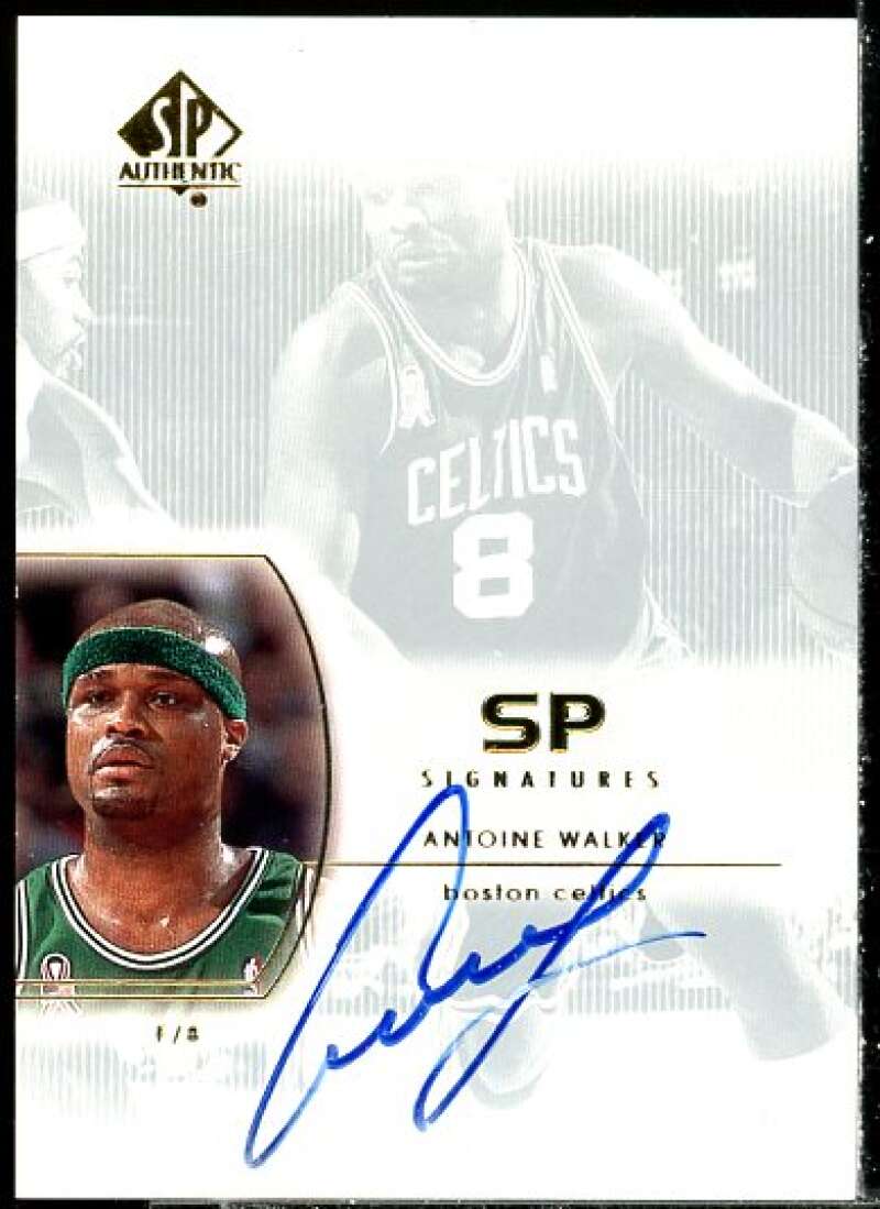 Antoine Walker Card 2002-03 SP Authentic SP Signatures #AW  Image 1