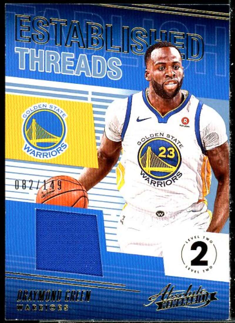 Draymond Green 2018-19 Absolute Memorabilia Established Threads Level 2 #51  Image 1