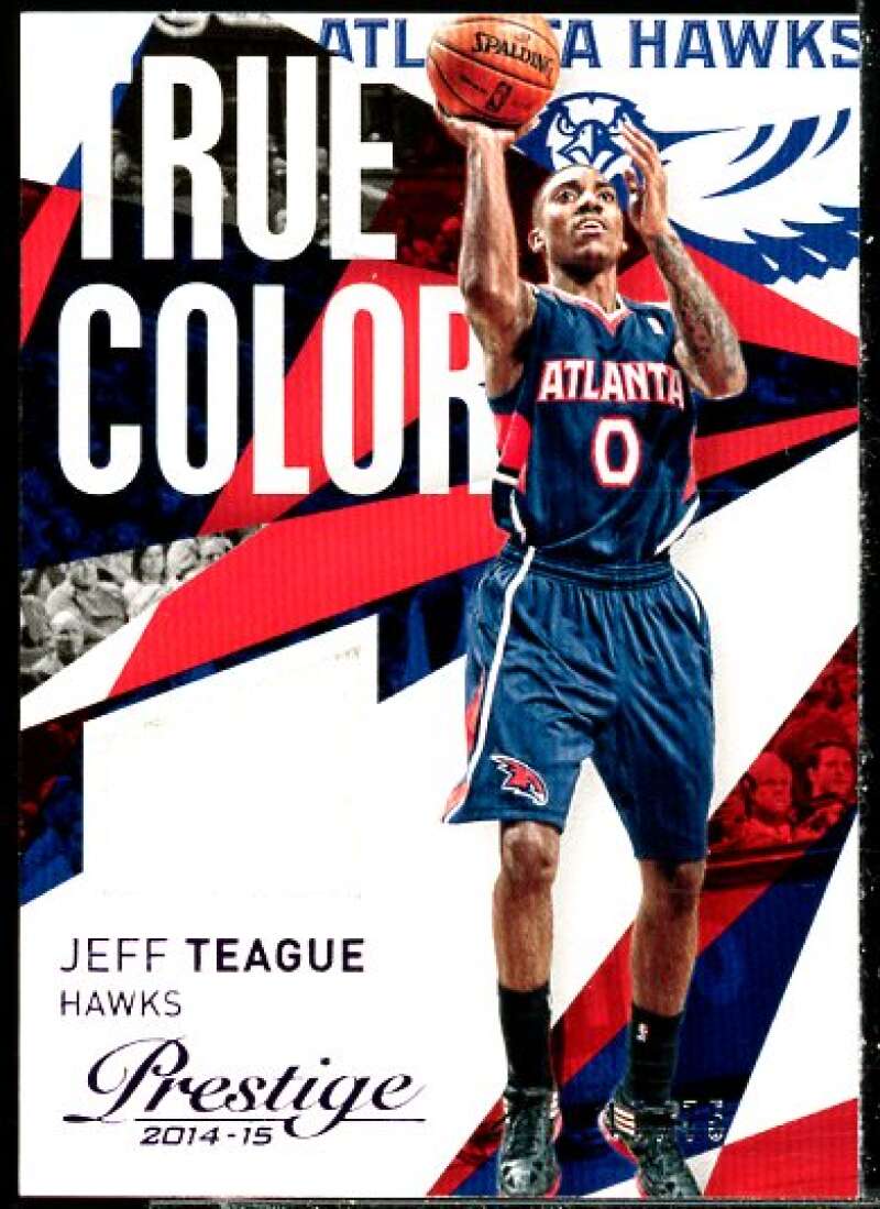 Jeff Teague Card 2014-15 Prestige True Colors Materials #19  Image 1