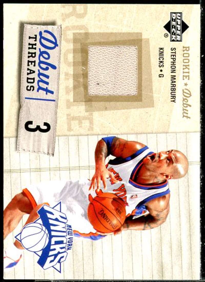 Stephon Marbury Card 2005-06 Upper Deck Rookie Debut Threads #ST  Image 1