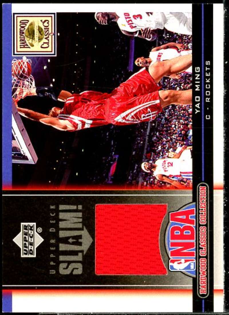 Yao Ming Card 2005-06 Upper Deck Slam Target Jerseys #HC39  Image 1