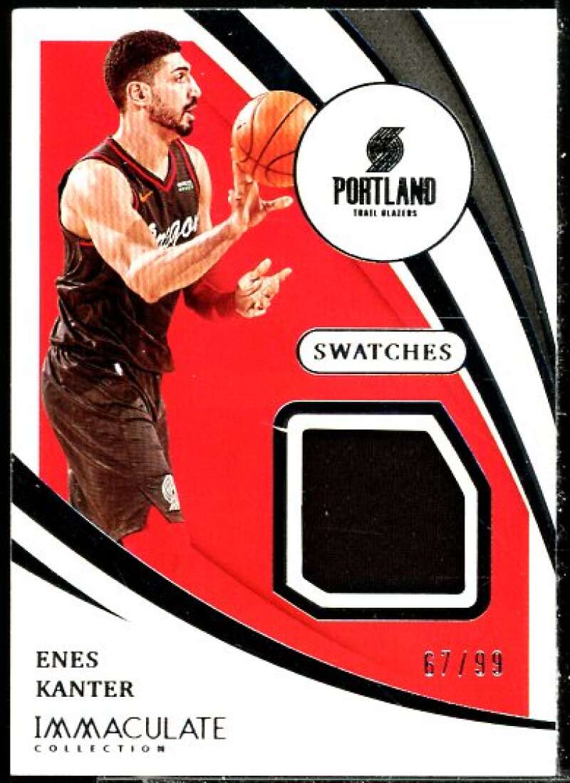 Enes Freedom Card 2020-21 Immaculate Collection Swatches #6  Image 1