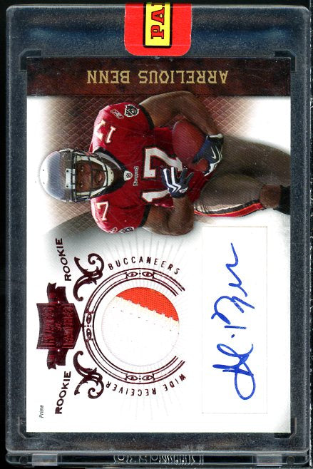 Arrelious Benn JSY AU/699 Rookie Card 2010 Panini Plates and Patches #203  Image 1
