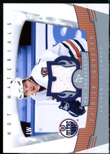 Patrick Thoresen Card 2006-07 Hot Prospects Hot Materials #HMPA  Image 1